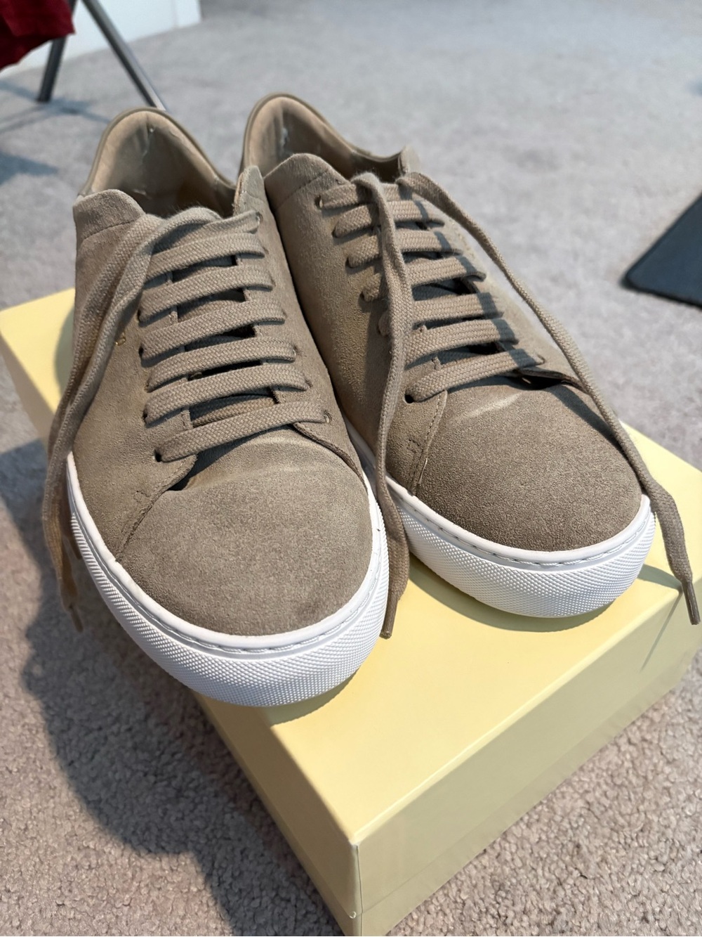Axel Arigato Clean 90 Suede Beige Size 9 Men’s Shoes